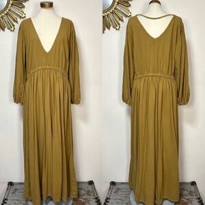 Longway Pfeiffer Khaki Maxi Dress